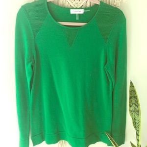 NWOT | Calvin Klein | Gorgeous Green Medium Top
